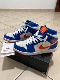 Air jordan 1Mid Royal Blue Laser Orange