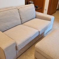 Divano e pouf contenitore IKEA Kivik