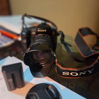 Reflex Sony con zoom Sony doppia batteria
