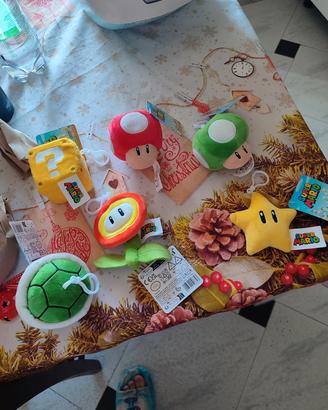 portachiavi peluche super mario nintendo 