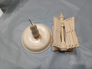 Arcolaio filarino in legno, anni 60.