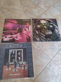 tre dischi vinili Jethro tull 