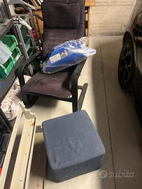 Arredamento casa , sedia dondolo , carrello