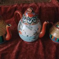 Teiere porcellana giapponese vintage stile Kutani