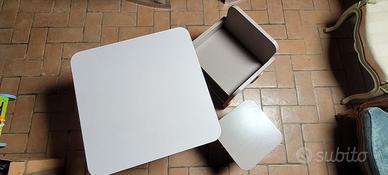 sedia, sgabello e tavolo bambina