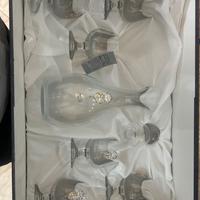 Set cristallo e argento