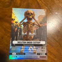 carta SKELETON UNDER CUSTODY