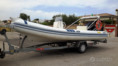 Gommone 6 metri con motore e carrello