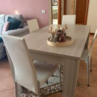 tavolo da pranzo 140*90, allungabile a 190