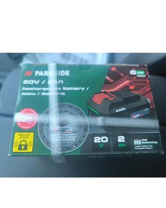 Parkside batteria da 2 ah 20 v 