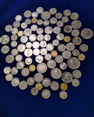 Lotto 90 monete Franchi Svizzeri (tot.50,75 CHF)