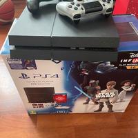 Playstation 4+2 joystick con ricaricatore doppio