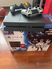 Playstation 4+2 joystick con ricaricatore doppio