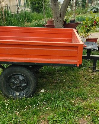 rimorchio per motocoltivatore 