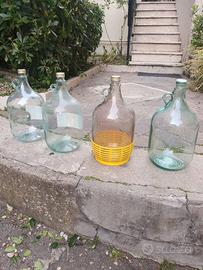 4 Bottiglioni/fiaschi da 5L