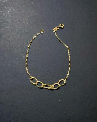 Bracciale Fantasia a Catena in Oro 18Kt 750