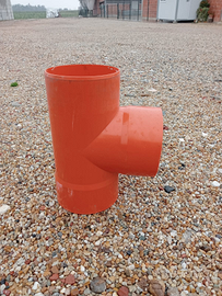 Derivazioni a T in PVC diametro 200 mm - Nuove