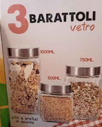 barattoli cucina vetro 