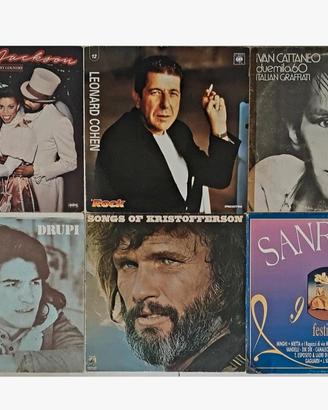 raccolta di n 36 dischi  lp 33giri anni 60 70 80 