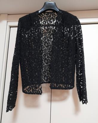 Giacca bolero in pizzo nero