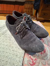 Scarpe in vero camoscio da donna