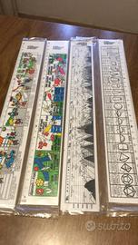 4 righelli gadget banca anni .80