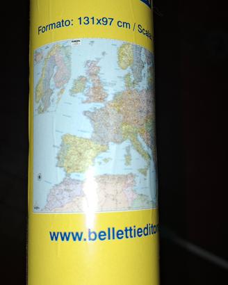 carta geograficha .N1 del Mondo, N2 Europa