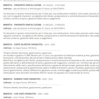 Barista e Gastronomo