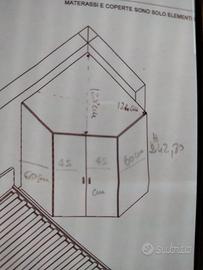 Armadio ad angolo spazioso e robusto