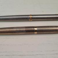 penne parker 75 ciselè vintage stilo e sfera