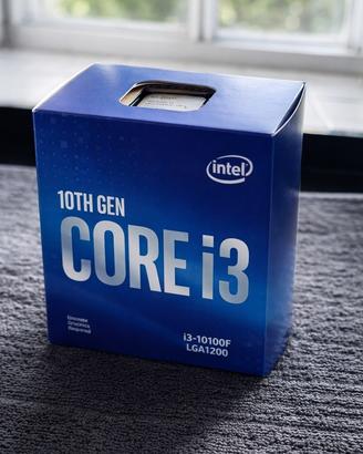Intel i3-10100F boxed con dissipatore nuovo