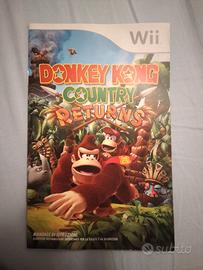 gioco nintendo wii Donkey Kong Country Returns 
