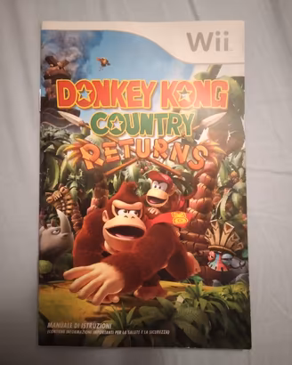 gioco nintendo wii Donkey Kong Country Returns 