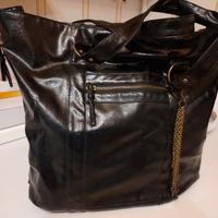 Borsa nera da donna e Portafoglio nero