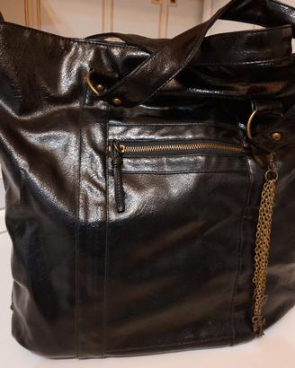 Borsa nera da donna e Portafoglio nero