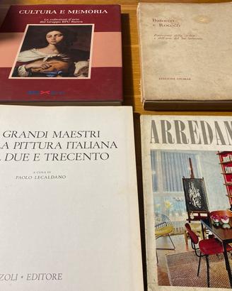 Collezione libri di arte arredamento e musei.