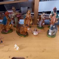 STATUINE PRESEPE CARTAPESTA CM 18