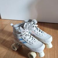 Pattini classici QUAD bianchi e lilla - OXELO