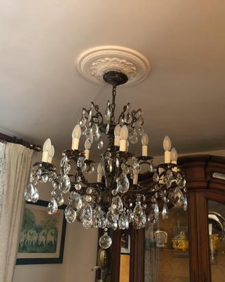 Lampadario in cristallo di Boemia