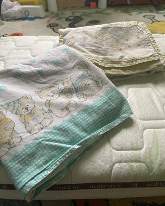 Materasso  lettino 120x60 + set lenzuola