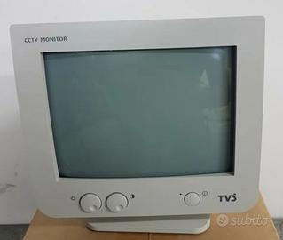 4 X TV MONITOR 9" B/W CCTV NUOVO