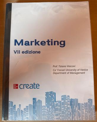 Marketing VII edizione - prof. Vescovi