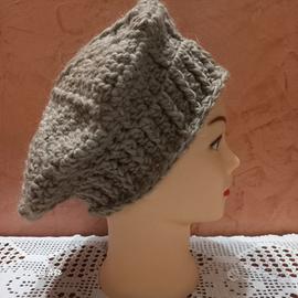  Basco lana donna fatta a mano uncinetto 