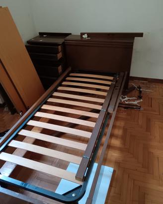 Letto singolo con rete