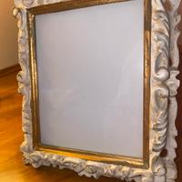 Cornice foto biancocrema e oro