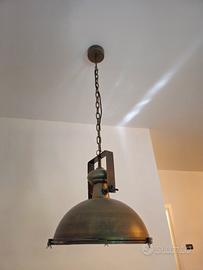 Lampadario stile industriale 