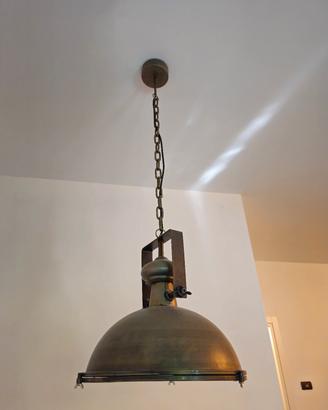 Lampadario stile industriale 