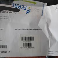 Materasso antidecubito ventilato in espanso