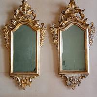 Coppia di antiche specchiere XVIII secolo