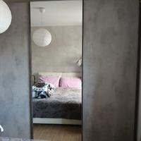 Armadio freccia, tre ante con specchio